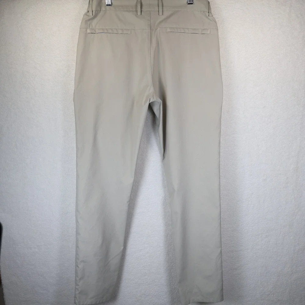 Jack Archer Jetsetter Pants Mens 32x32 Stone Khaki Technical Travel Golf Chino - Picture 3 of 8